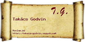 Takács Godvin névjegykártya